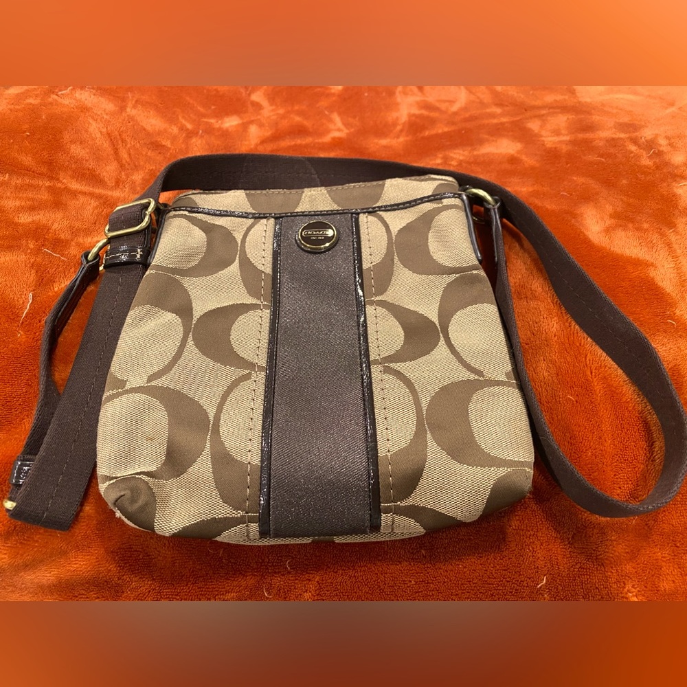 Coach Brown Cross Body Bag